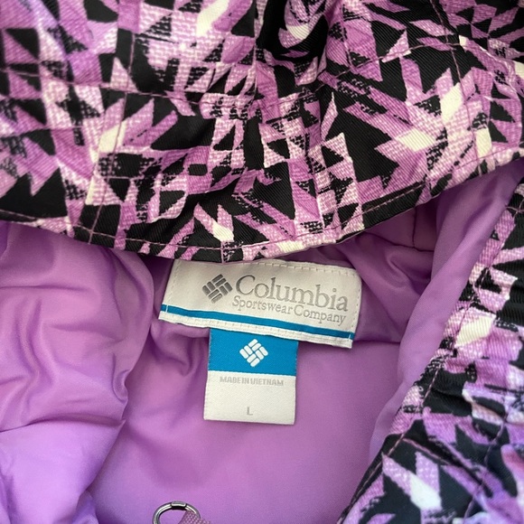 Columbia Omni tech purple printed jacket - Picture 4 of 7